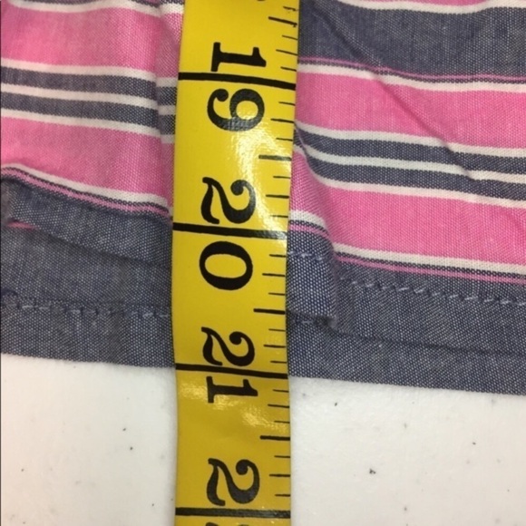 L.O.G.G by H&M Chambray & Pink Striped Skirt  14 - Picture 5 of 5